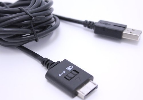 USB КАБЕЛ за PS VITA 78,7 инча (2 m) Цвят Черен